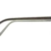 Aro oftálmico Actuale color gris transparente forma rectangular vista lateral de varilla