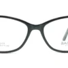 Aro oftálmico Bardot color negro forma mariposa vista frontal flat