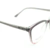 Aro oftálmico Belluno acetato gris rosa transparente vista lateral modelo 240828 medida 54 17 140