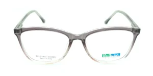 Aro oftálmico Belluno acetato gris rosa transparente modelo 240828 medida 54 17 140