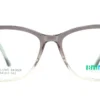 Aro oftálmico Belluno acetato gris rosa transparente frontal modelo 240828 medida 54 17 140