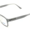 Aro oftálmico Belluno acetato gris transparente vista diagonal modelo 240850 medida 58 18 147