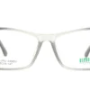 Aro oftálmico Belluno acetato gris transparente frontal modelo 240850 medida 58 18 147