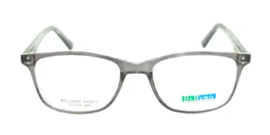 Aro oftálmico Belluno acetato gris transparente frontal modelo 240817 medida 51 19 145