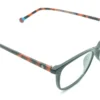 Aro oftálmico Belluno acetato negro vista lateral modelo 240303 medida 50 18 140