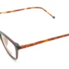 Aro oftálmico Belluno acetato ocre vista diagonal modelo 240307 medida 52 17 142