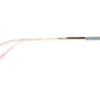 Aro oftálmico Belluno metal gris rosa dorado con vista de varilla modelo 240815 medida 56 16 143