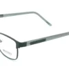 Aro oftálmico Bonnet metal negro gris vista lateral modelo 231113 medida 52 16 143