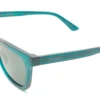 Vista diagonal del aro de sol Calvin Klein AC verde forma rectangular