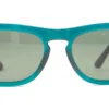 Vista frontal del aro de sol Calvin Klein AC verde forma rectangular