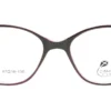 Aro oftálmico Camlin color morado forma rectangular redondeada vista frontal flat