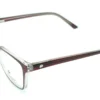 Aro oftálmico Camlin café transparente vista lateral modelo 221012 medida 48 15 136