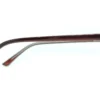 Aro oftálmico Camlin café transparente con vista de varilla modelo 221012 medida 48 15 136