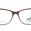 Aro oftálmico Camlin café transparente frontal modelo 221012 medida 48 15 136