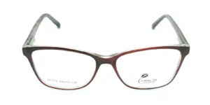 Aro oftálmico Camlin morado transparente forma mariposa modelo 221012 medida 48 15 136