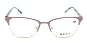 Aro oftálmico DKNY metal rosa dorado forma mariposa