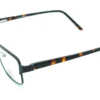 Aro oftálmico Daniel Klein metal negro vista lateral modelo 231116 medida 53 17 143