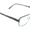 Aro oftálmico Daniel Klein metal negro vista diagonal modelo 231116 medida 53 17 143