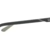 Detalle lateral del aro oftálmico Dragon AC negro forma rectangular medida 55 17 145