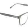 Aro oftálmico D´Most acetato gris transparente vista lateral modelo 240501 medida 54 17 145