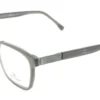 Aro oftálmico D´Most acetato gris transparente vista diagonal modelo 240501 medida 54 17 145