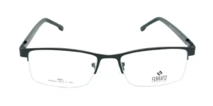 Aro oftálmico Ferrato negro semi al aire modelo 240304 medida 54 17 143