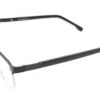Aro oftálmico Ferrato negro semi al aire vista diagonal modelo 240304 medida 54 17 143