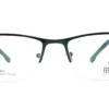 Aro oftálmico Ferrato negro semi al aire frontal modelo 240304 medida 54 17 143