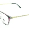 Aro oftálmico Fresh Face femenino negro y morado vista lateral modelo 221002 medida 51 16 138