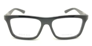 Aro oftálmico Gucci AC negro forma rectangular