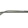 Detalle lateral del aro oftálmico Guess metal negro semi al aire forma rectangular medida 55 17 145