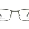 Aro oftálmico Iberia color gris forma rectangular redondeada vista frontal flat