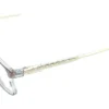 Aro oftálmico Karyny acetato café transparente vista diagonal modelo 240303 medida 52 15 140