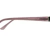 Detalle lateral del aro oftálmico Lady’s View AC morado rectangular medida 54 18 137