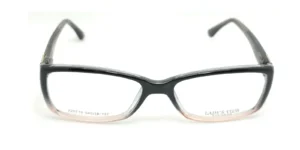 Aro oftálmico Lady’s View AC negro rosado rectangular medida 54 18 137