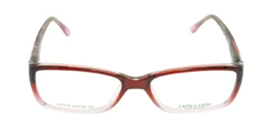 Aro oftálmico Lady’s View AC vino rosa rectangular medida 54 18 137