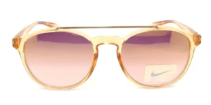Lente de sol Nike AC ámbar forma rectangular medida 54 18 145