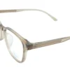 Vista diagonal del aro oftálmico Season AC beige transparente rectangular redondeado
