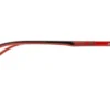 Vista de varillas del aro oftálmico Smart Kids rojo rectangular para niño modelo 190312