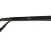 Aro oftálmico Eyera metal negro dorado rectangular con detalle de varilla