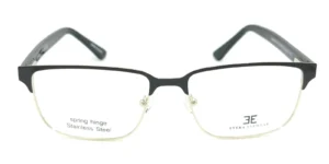 Aro oftálmico Eyera metal negro dorado rectangular