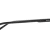 Aro oftálmico Nautica metal negro plata rectangular vista de perfil