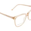 Stefano 7045 C5 Café Transparente rectangular redondeado