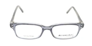 Aro oftálmico Affordable Designs acetato gris transparente