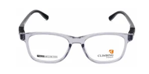 Aro oftálmico infantil Climbing AC Superflex Gris/Negro Transparente en color gris y negro con acabado transparente