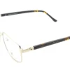 Detalle del aro Eyera Eyewear Metal Dorado