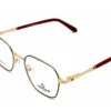 Aro Nikole 240803 negro dorado en metal