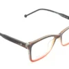 Poly Frames 230902 Café Rojo rectangular redondeado
