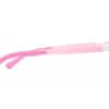 Vista lateral y varilla del aro oftálmico infantil Sebastian AC Superflex Rosado/Blanco