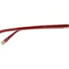 Vista lateral del aro oftálmico Serafina Metal Rojo Dorado